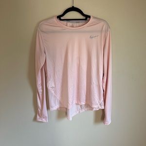 Nike Running Pink Longsleeve. Size medium! NEVER WORN!
